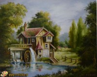 Мельница водяная, обыкновенная
