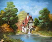 Windmill near the water