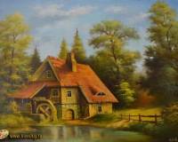 Мельница у берега