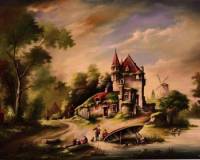 Вечерний голландский пейзаж