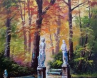 Осень в летнем саду