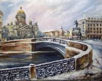 Вид на Исаакиевский собор