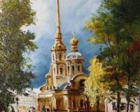 Петропавловский собор после дождя