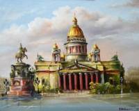Исаакиевский собор и фонари