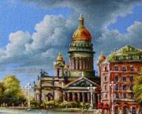 Панорама Исаакиевской площади