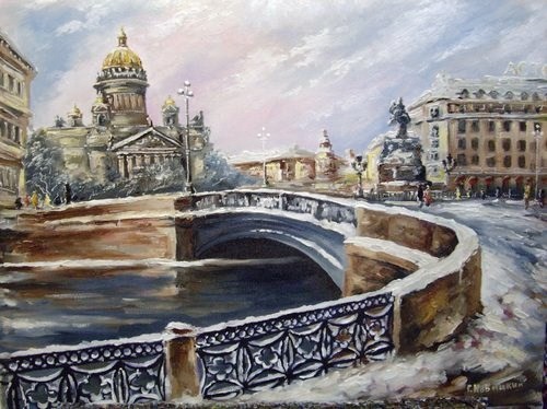 Вид на Исаакиевский собор