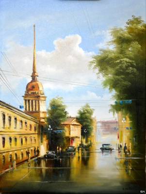 СПб после дождя