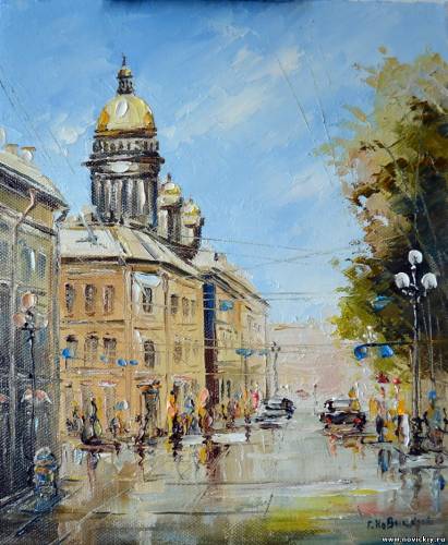 Город, фонари