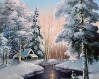 Затерянная в лесу избушка