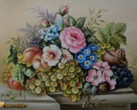 Роза и виноград