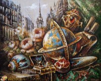 Цветы и армиллярная сфера