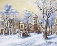 По заснеженной Москве