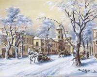 По заснеженной Москве